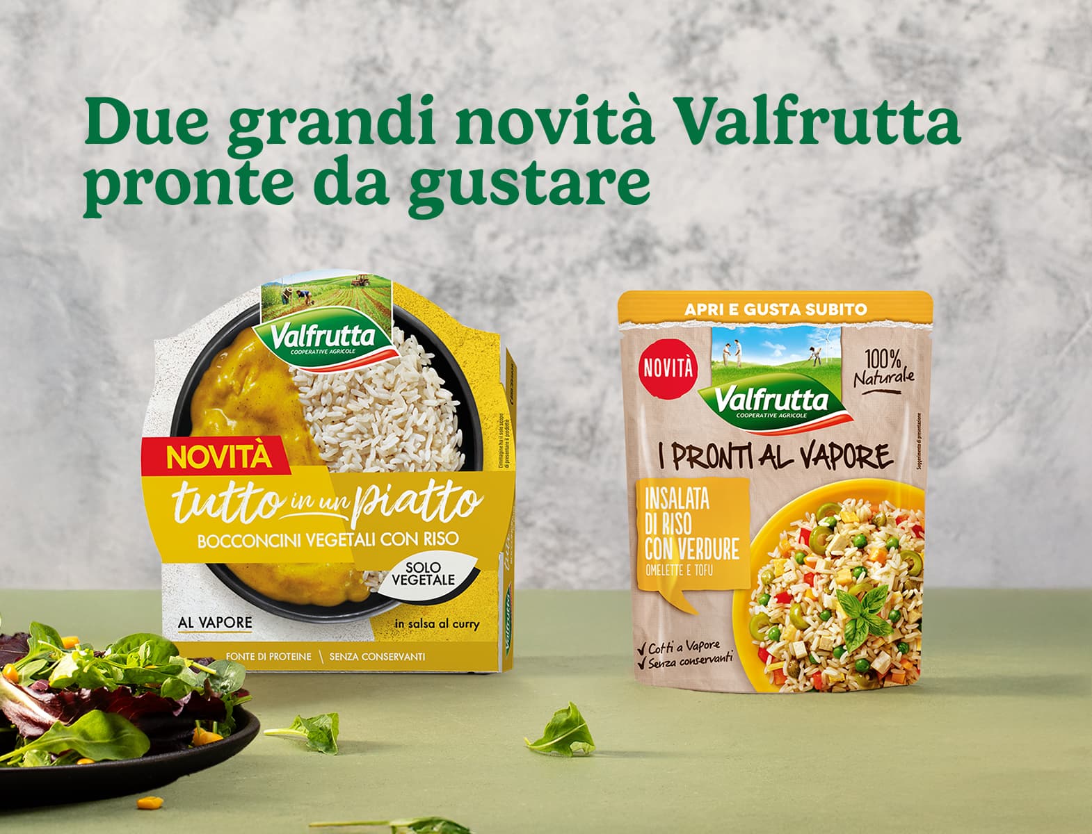 Due grandi novità Valfrutta pronte da gustare