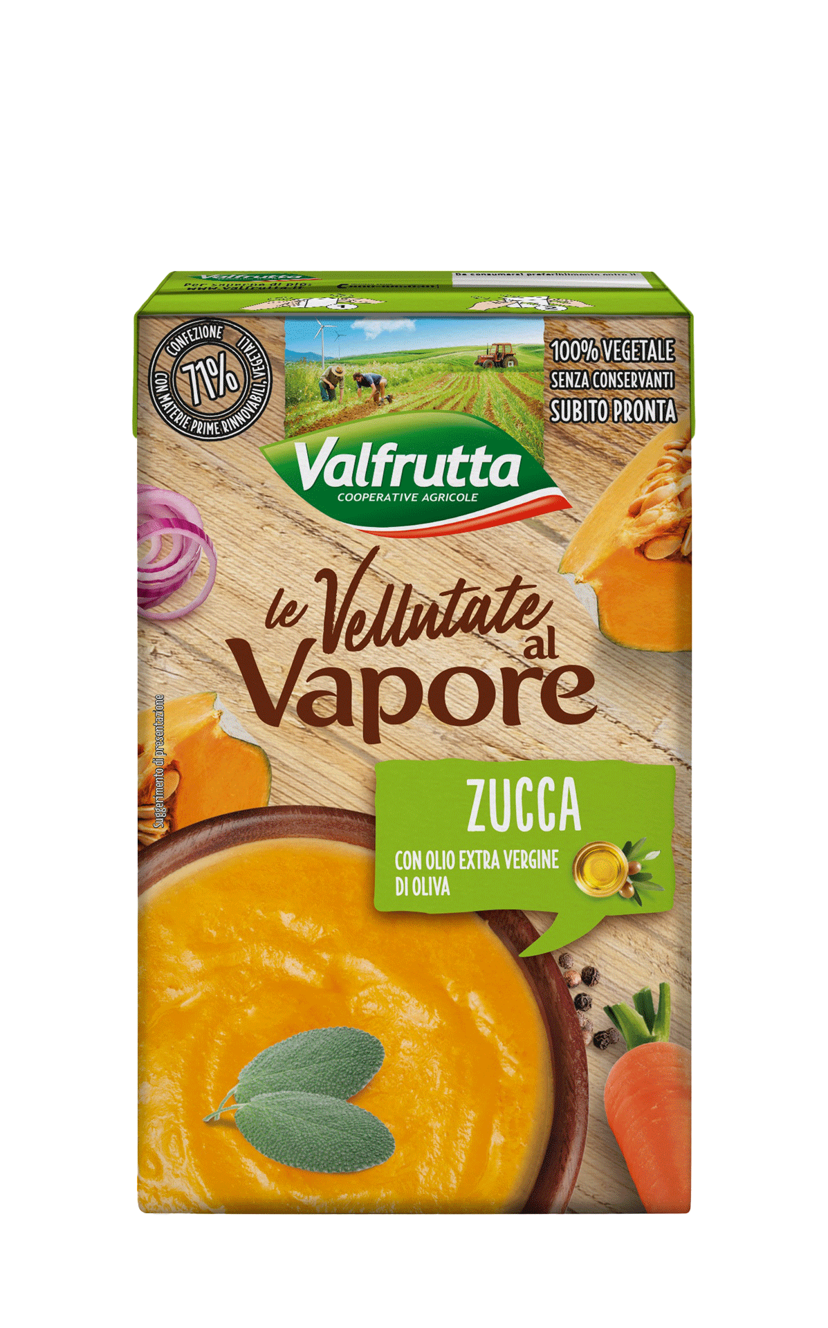 Vellutata di Zucca al Vapore